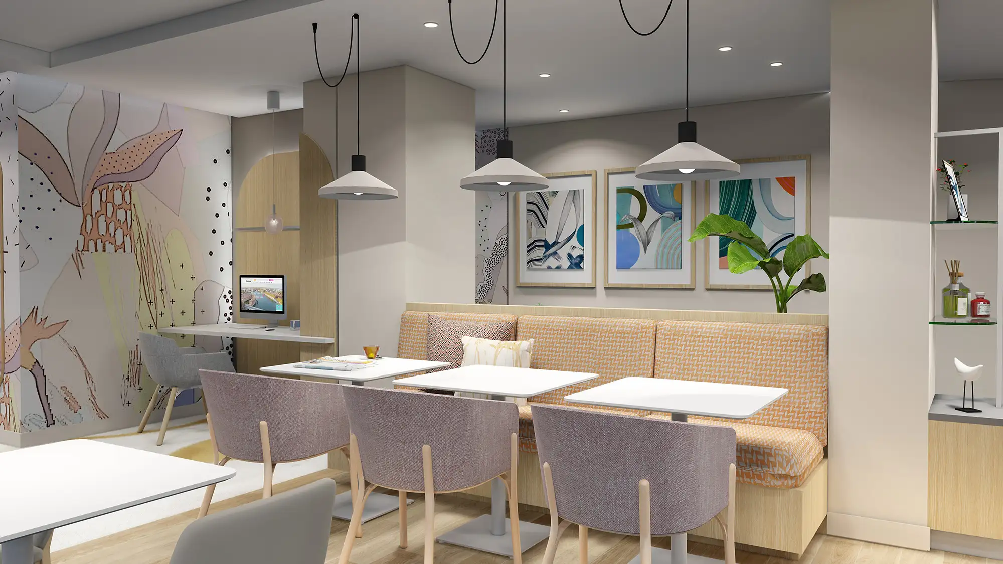 Serenly Saint Laurent salon commun